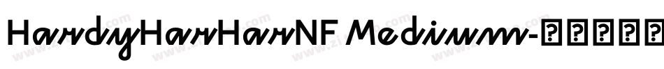 HardyHarHarNF Medium字体转换